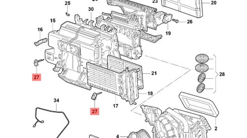 Senzor temperatura interior aerotermaAud