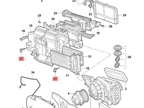 Senzor temperatura interior Audi A4 B8 2.0 TDI CAG OEM 6Q0820539