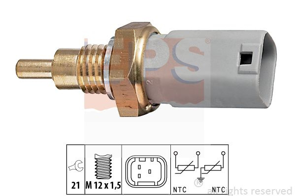 Senzor temperatura lichid de racire 1 830 277 EPS pentru Fiat Bravo Fiat Coupe Alfa romeo 156 Alfa romeo 166 Fiat Multipla Alfa romeo 145