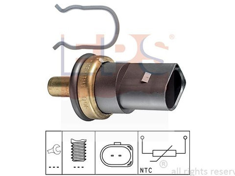 Senzor temperatura lichid de racire 1 830 278 EPS pentru Vw Passat Seat Ibiza Vw Touran Vw Multivan Vw Sharan Seat Alhambra Skoda Superb Skoda Laura Skoda Octavia Audi A6 Vw Golf Audi A1 Audi A8 Skoda Fabia Vw Polo Vw Caddy Vw Crafter Skoda Roomster 