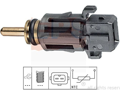 Senzor temperatura lichid de racire 1 830 279 EPS pentru Bmw Seria 3 Bmw Seria 5 Bmw X5 Bmw X6 Bmw Seria 1