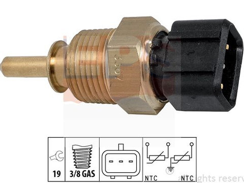 Senzor temperatura lichid de racire 1 830 367 EPS pentru Hyundai I30 Kia Cee d Kia Sportage Kia Pro cee d Hyundai Ix20 Hyundai I40 Kia Rio Hyundai Trajet Hyundai Santa Hyundai Avante Hyundai Elantra Hyundai Sonata Hyundai Coupe Hyundai Tiburon Hyundai