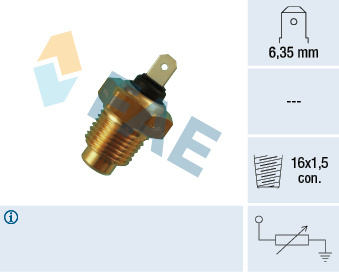 Senzor,temperatura lichid de racire (31140 FAE) ABARTH,ALFA ROMEO,FIAT,INNOCENTI,LADA,LANCIA,SEAT