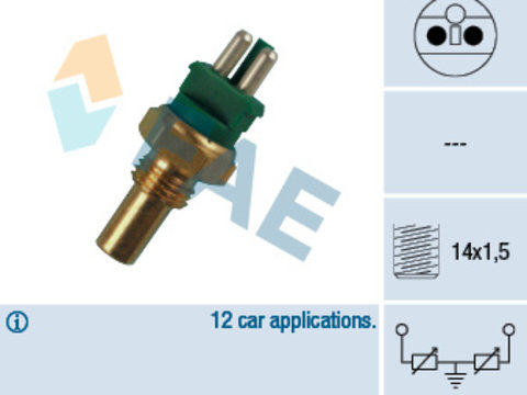 Senzor,temperatura lichid de racire (32510 FAE) MERCEDES-BENZ