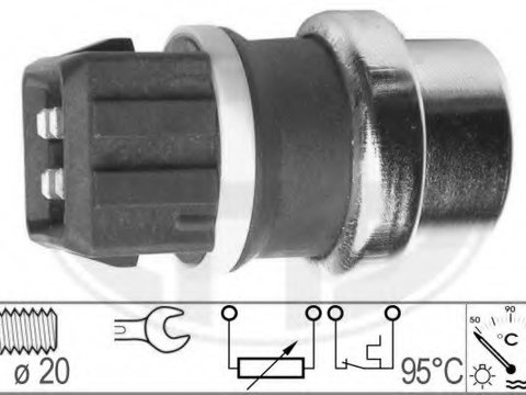 Senzor temperatura lichid de racire 330151 ERA pentru Vw Eurovan Vw Transporter Vw Lt Vw Lt28-50 Vw Passat Audi 80