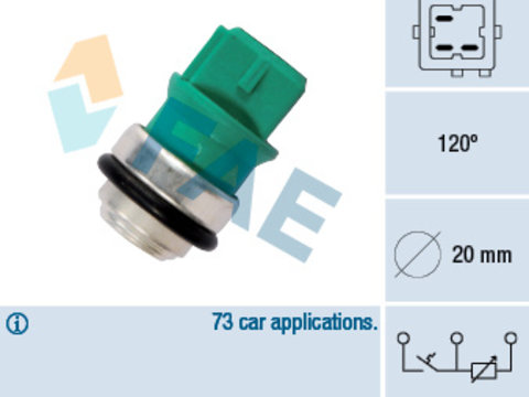 Senzor,temperatura lichid de racire (34350 FAE) MITSUBISHI,OPEL,RENAULT,VOLVO