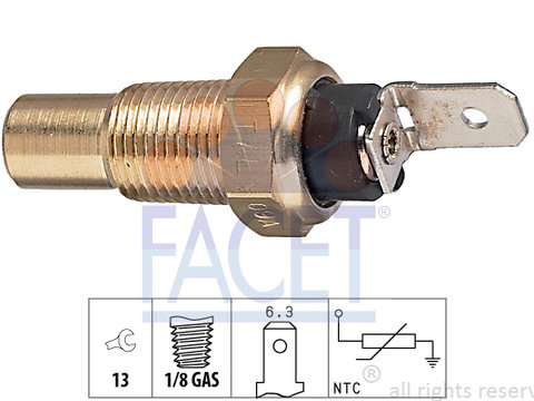 Senzor temperatura lichid de racire 7 3079 FACET