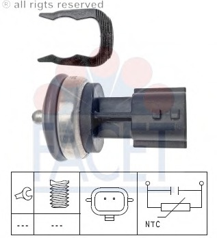 Senzor temperatura lichid de racire 7 3337 FACET pentru Renault Megane Renault Gran Renault Trafic Nissan X-trail Nissan Primastar Renault Fluence Renault Modus Renault Twingo Dacia Duster Nissan Cube Nissan Navara Renault ScEnic Renault Grand Dacia 