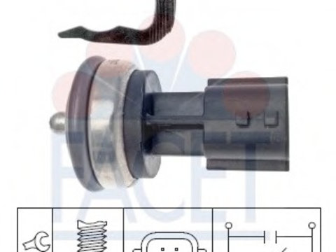 Senzor temperatura lichid de racire 7 3337 FACET pentru Renault Megane Renault Gran Renault Trafic Nissan X-trail Nissan Primastar Renault Fluence Renault Modus Renault Twingo Dacia Duster Nissan Cube Nissan Navara Renault ScEnic Renault Grand Dacia 