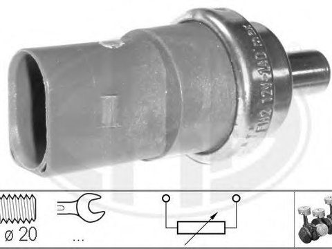 Senzor,temperatura lichid de racire AUDI A4 (8E2, B6) (2000 - 2004) ERA 330546