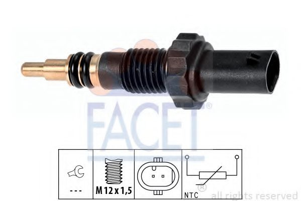 Senzor,temperatura lichid de racire BMW 3 Cabriolet (E93) (2006 - 2013) FACET 7.3348