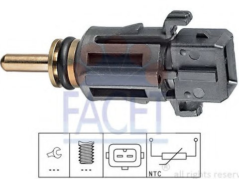 Senzor,temperatura lichid de racire BMW 5 (F10, F18) (2009 - 2016) FACET 7.3279