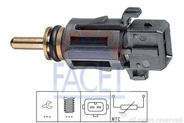 Senzor temperatura lichid de racire BMW 7 (F01, F02, F03, F04) - Cod intern: W20240247 - LIVRARE DIN STOC in 24 ore!!!