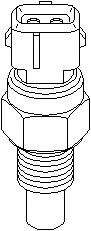 Senzor,temperatura lichid de racire Citroen RELAY bus (230P), PEUGEOT 106 (1A, 1C), Citroen AX (ZA-_) - TOPRAN 721 273