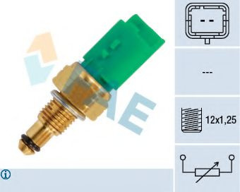 Senzor,temperatura lichid de racire DACIA DUSTER (2010 - 2016) FAE 33695