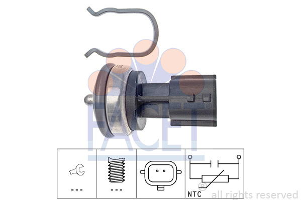 Senzor temperatura lichid de racire # Dacia Sandero 2010 2011 2012 2013 2014 2015 2016 2017 2018 2019 2020 2021 2022 2023 2024 2025 # 7 3337 # FACET