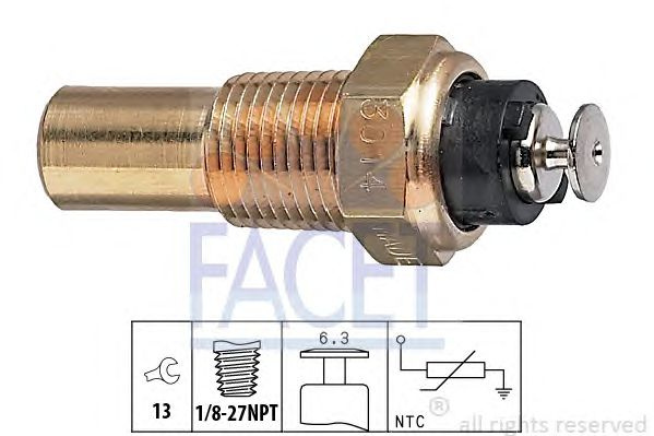Senzor temperatura lichid de racire DAEWOO CIELO limuzina (KLETN) - Cod intern: W20240183 - LIVRARE DIN STOC in 24 ore!!!