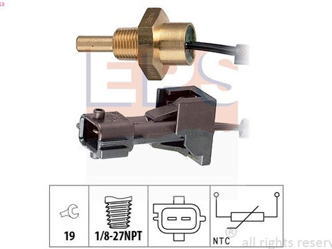 Senzor,temperatura lichid de racire EPS 1.830.253