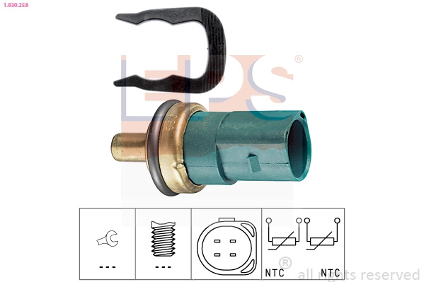 Senzor,temperatura lichid de racire EPS 1.830.258 pentru AUDI A2 (8Z0) 2000 2001 2002 2003 2004 2005
