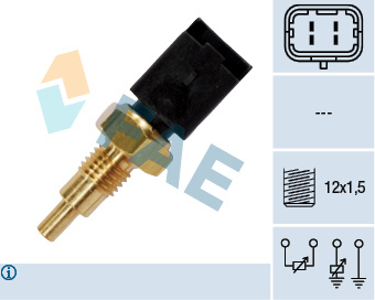 Senzor temperatura lichid de racire # Fiat Brava 2000 2001 # 33723 # FAE