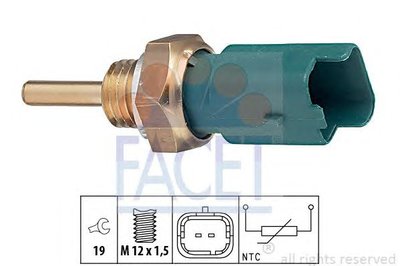 Senzor temperatura lichid de racire FIAT IDEA - Co