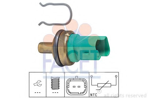 Senzor,temperatura lichid de racire FORD B-MAX (JK) (2012 - 2016) FACET 7.3292