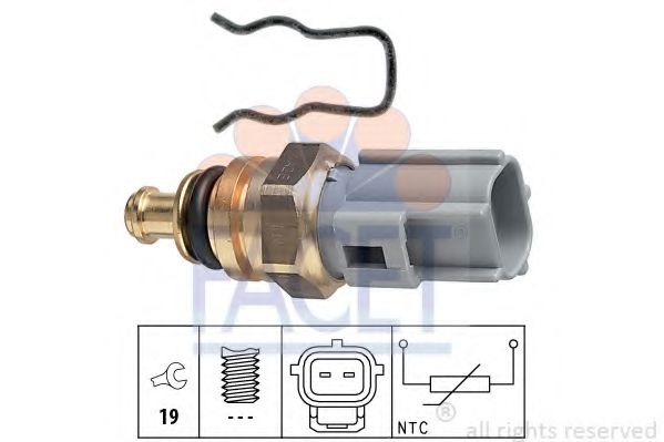 Senzor,temperatura lichid de racire FORD FOCUS II Cabriolet (2006 - 2016) FACET 7.3285