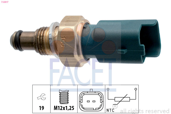 Senzor temperatura lichid de racire # Ford Mondeo 2007 2008 2009 2010 2011 2012 2013 2014 # 7 3317 # FACET