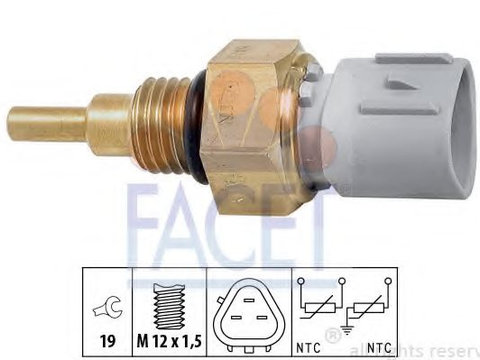 Senzor,temperatura lichid de racire HONDA LOGO (GA3) (1999 - 2002) FACET 7.3368