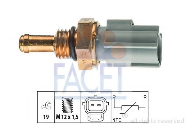 Senzor,temperatura lichid de racire MAZDA 3 (BK) (2003 - 2009) FACET 7.3234