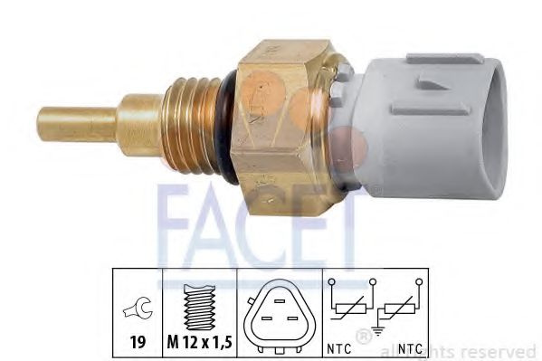 Senzor,temperatura lichid de racire MAZDA 323 S Mk