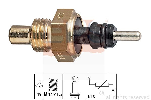 Senzor temperatura lichid de racire # Mazda 6 2013 2014 2015 2016 2017 2018 2019 2020 2021 2022 2023 2024 2025 # 1 830 214 # EPS