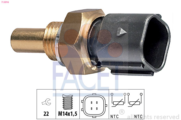 Senzor temperatura lichid de racire # Mercedes-ben