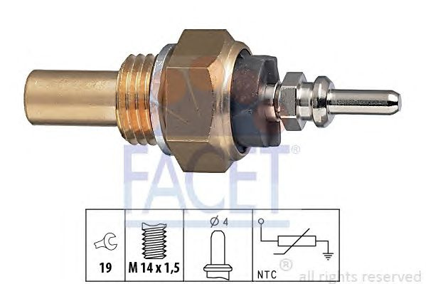 Senzor temperatura lichid de racire MERCEDES-BENZ E-CLASS Break (S210) - Cod intern: W20240199 - LIVRARE DIN STOC in 24 ore!!!