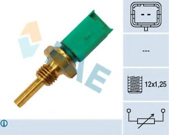 Senzor,temperatura lichid de racire OPEL AGILA (B)