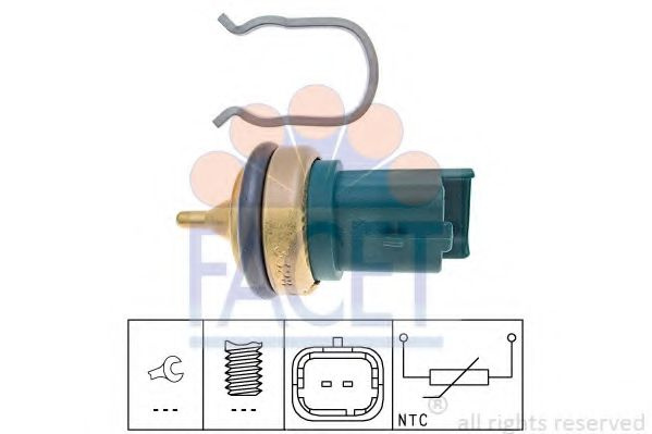 Senzor,temperatura lichid de racire PEUGEOT 207 CC (WD_) (2007 - 2016) FACET 7.3328