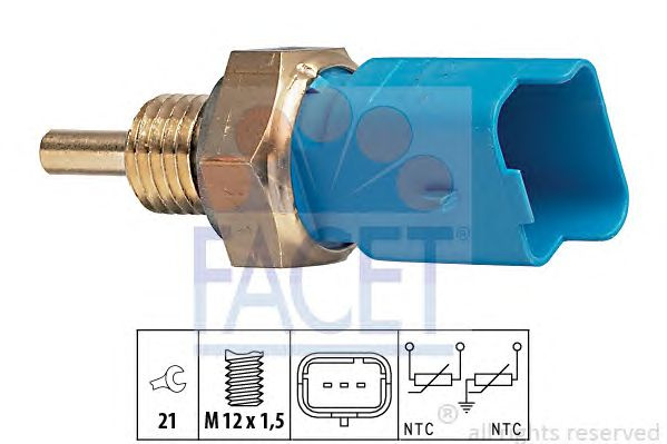 Senzor temperatura lichid de racire PEUGEOT 406 Estate (8E/F) - Cod intern: W20240253 - LIVRARE DIN STOC in 24 ore!!!