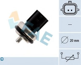 Senzor,temperatura lichid de racire RENAULT FLUENCE (L30) (2010 - 2016) FAE 33811 piesa NOUA