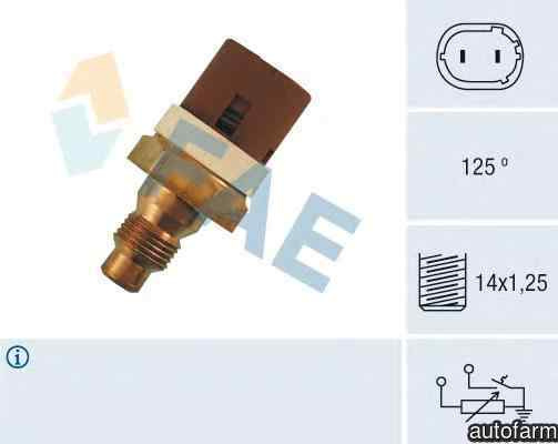 Senzor,temperatura lichid de racire RENAULT LAGUNA I (B56_, 556_) FAE 34070