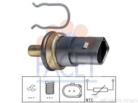 Senzor,temperatura lichid de racire SEAT ALHAMBRA (710, 711) (2010 - 2020) FACET 7.3278