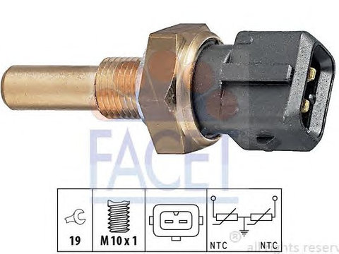 Senzor temperatura lichid de racire VW AUDI 80/100 2,0-2,3 - Cod intern: W20240227 - LIVRARE DIN STOC in 24 ore!!!