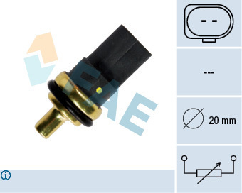 Senzor temperatura lichid de racire # Vw Beetle 1998 1999 2000 2001 2002 2003 2004 2005 2006 2007 2008 2009 2010 # 33784 # FAE