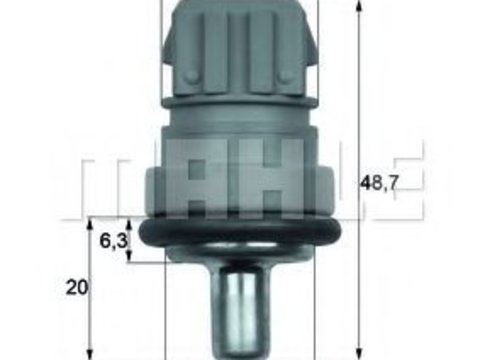 Senzor,temperatura lichid de racire VW GOLF 4 Variant (1J5) (1999 - 2006) MAHLE ORIGINAL TSE 1D