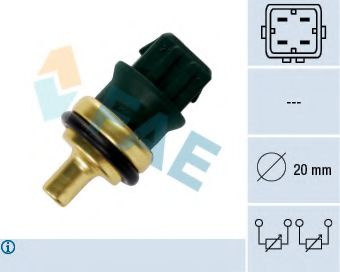 Senzor,temperatura lichid de racire VW GOLF 5 (1K1) (2003 - 2009) FAE 33782