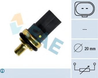 Senzor,temperatura lichid de racire VW GOLF VI (5K1) (2008 - 2013) FAE 33784 piesa NOUA