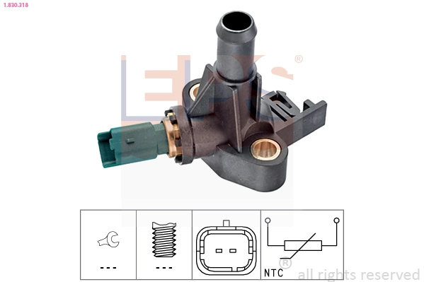 Senzor temperatura lichid racire EPS FIAT DOBLO microbus (119_, 223_) 2001-2006 - 1.830.318