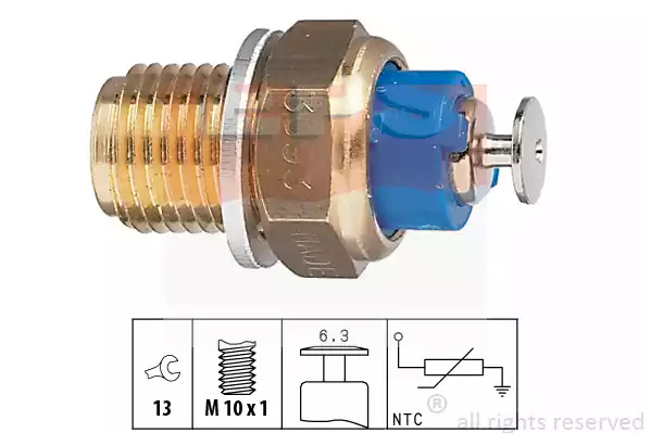 Senzor temperatura ulei 1 830 093 EPS pentru Audi 80 Audi Coupe Audi 100 Audi Cabriolet Vw Carat Vw Corsar Vw Passat Vw Quantum Vw Santana Audi A4 Audi A6 Audi 500 Audi A8