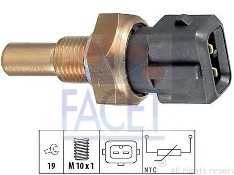 Senzor,temperatura ulei AUDI A4 Cabriolet (8H7, B6, 8HE, B7) (2002 - 2009) FACET 7.3255 piesa NOUA