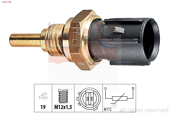 Senzor,temperatura ulei EPS 1.830.198 pentru masina HONDA NSX I cupe (NA) 1990 1991 1992 1993 1994 1995 1996 1997 1998 1999 2000 2001 2002 2003 2004 2005
