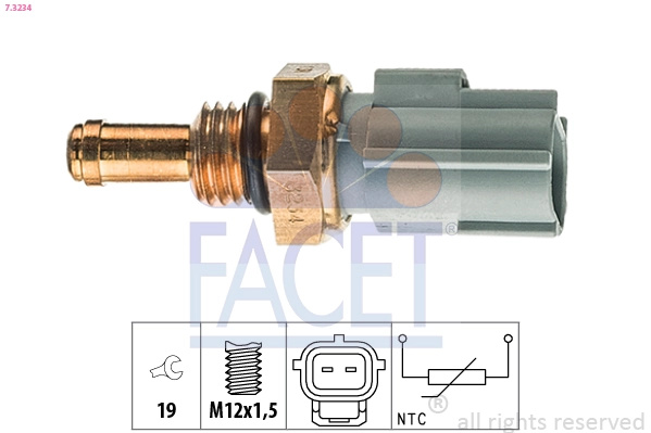 Senzor,temperatura ulei FACET 7.3234 la FORD S-MAX VAN (WA6) 2010 2011 2012 2013 2014